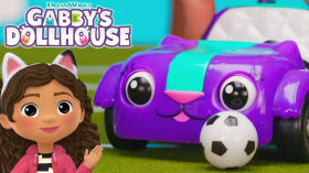 Soccer Season! Trying New Sports is Cat-tastic | GABBY'S DOLLHOUSE TOY PLAY ADVENTURES